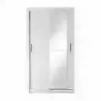 120cm Sliding Door Wardrobe with 1 Mirrored Door - Available in 4 Colour Options